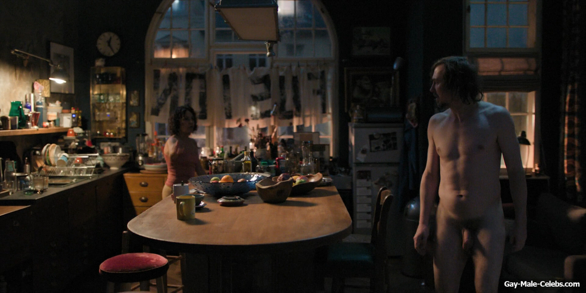 Lars Eidinger Frontal Nude in The Light