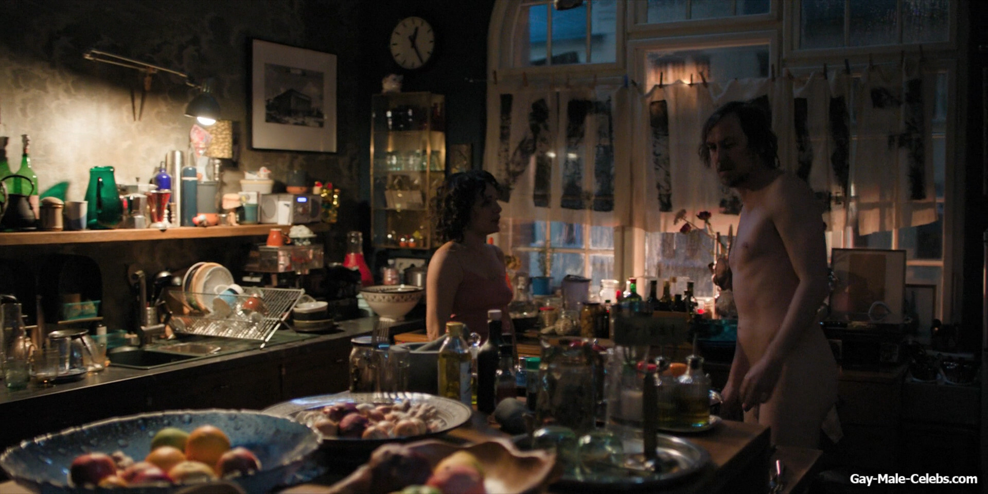 Lars Eidinger Frontal Nude in The Light