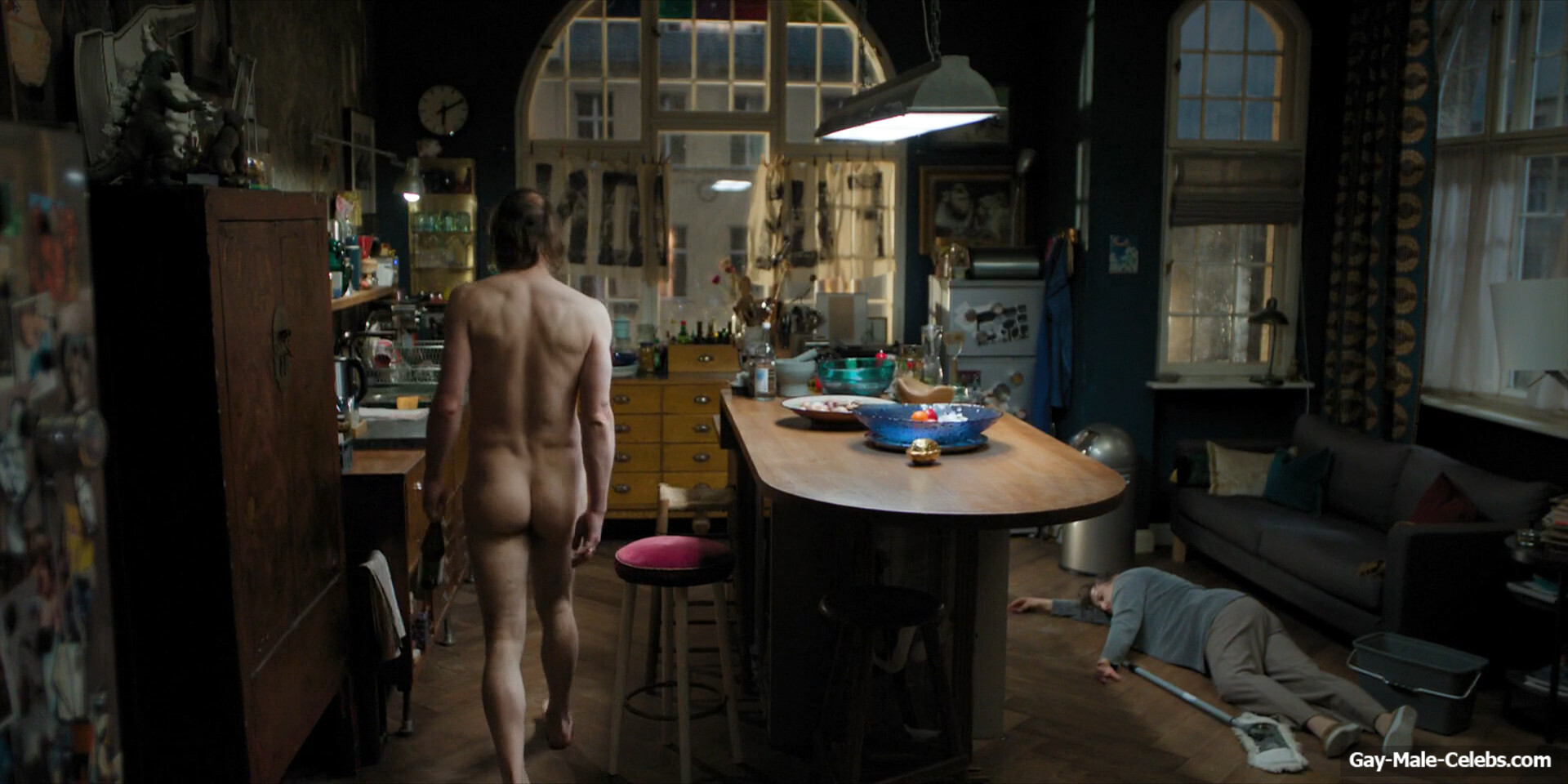 Lars Eidinger Frontal Nude in The Light