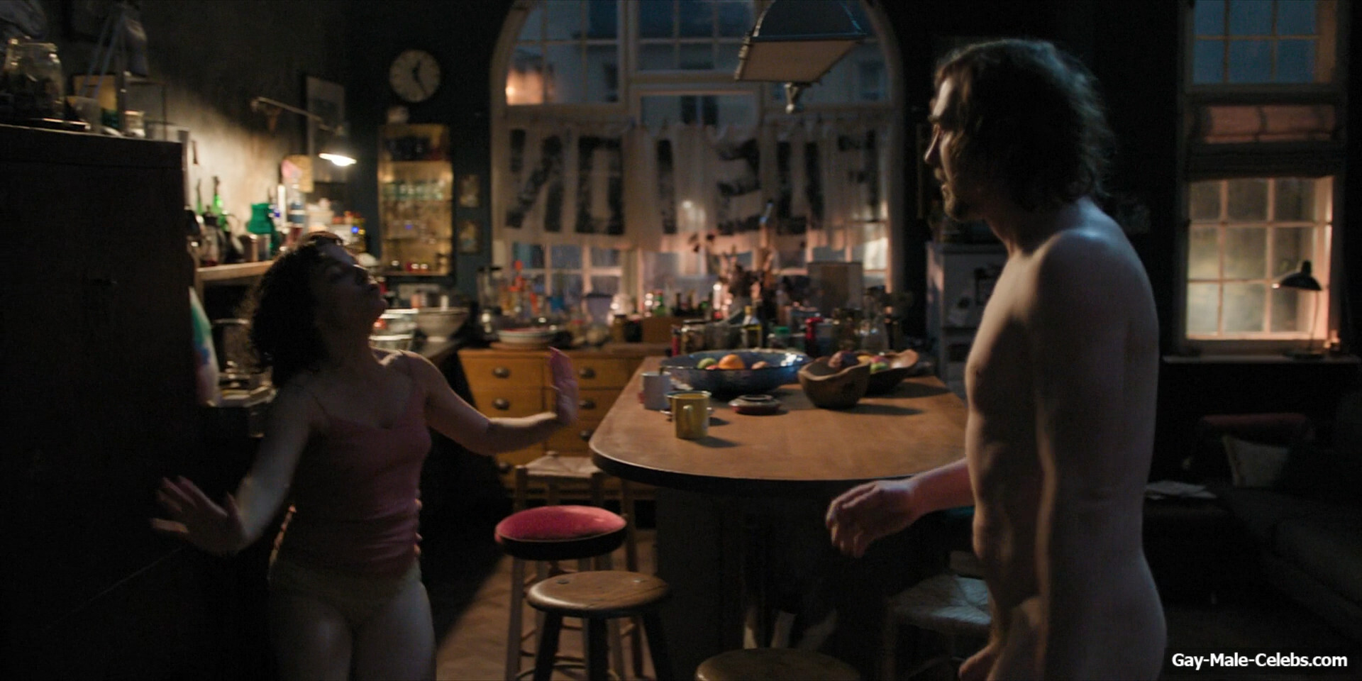 Lars Eidinger Frontal Nude in The Light