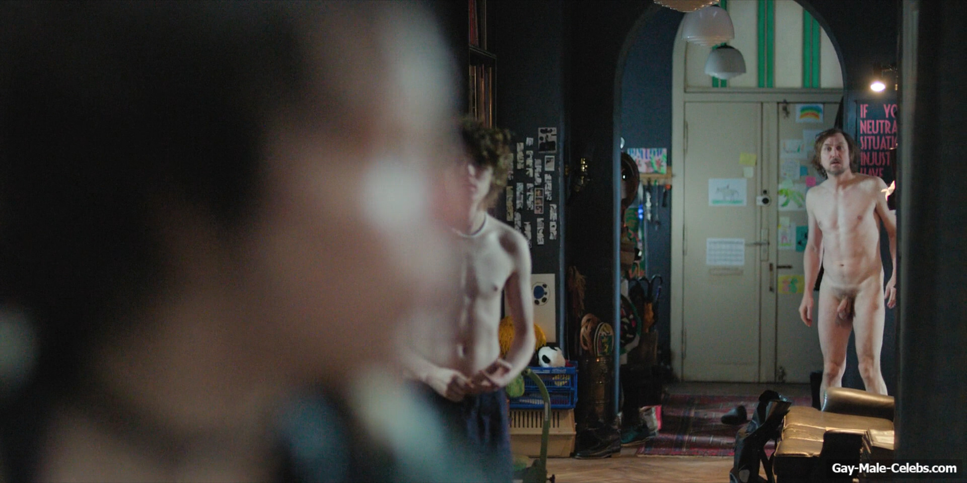 Lars Eidinger Frontal Nude in The Light