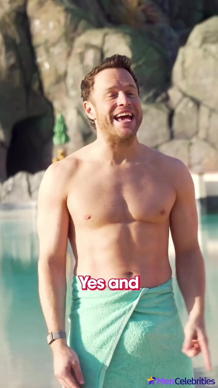 Olly Murs and Mark Wright at Universal Volcano Bay