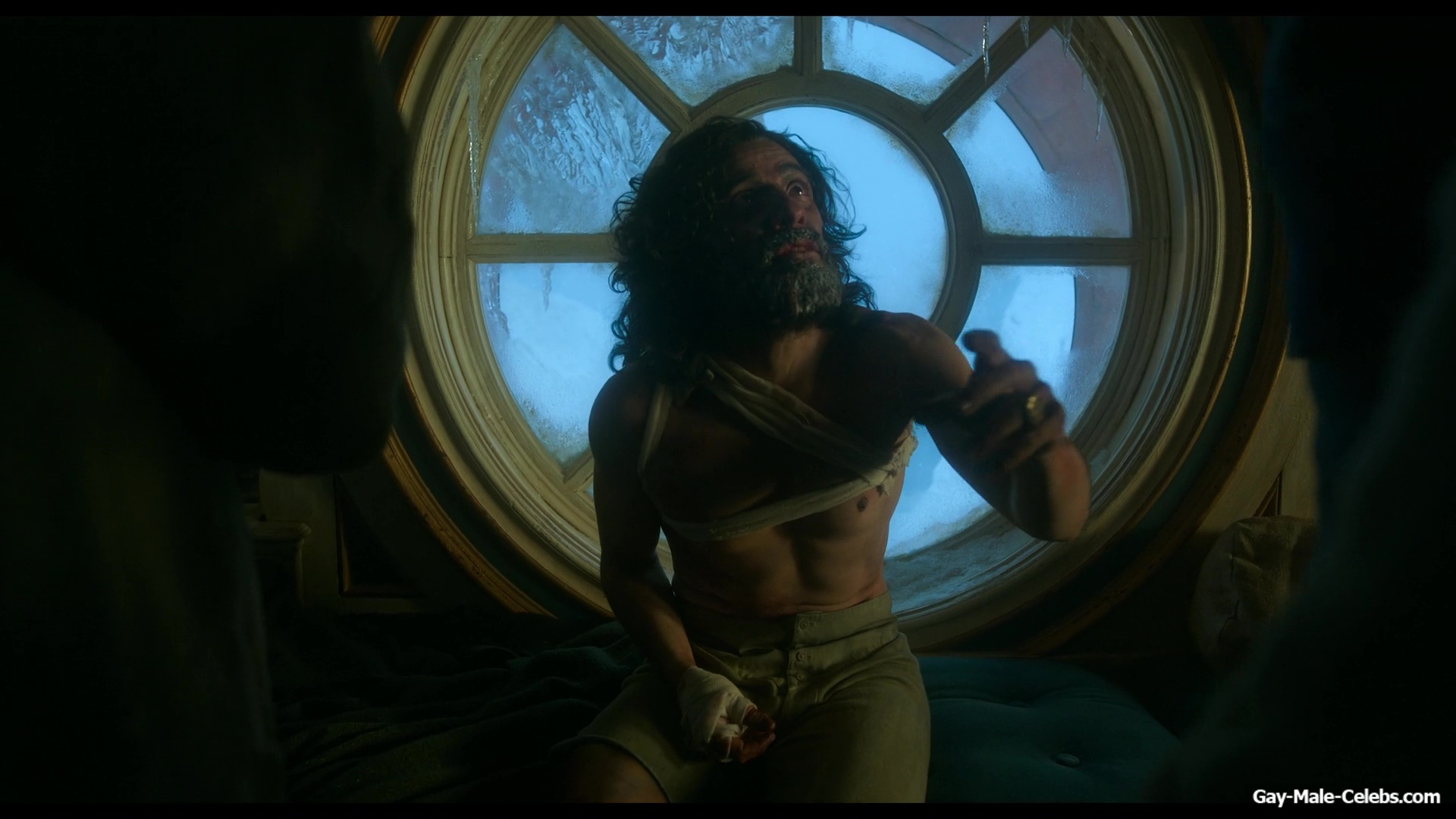 Oscar Isaac nude in Frankenstein