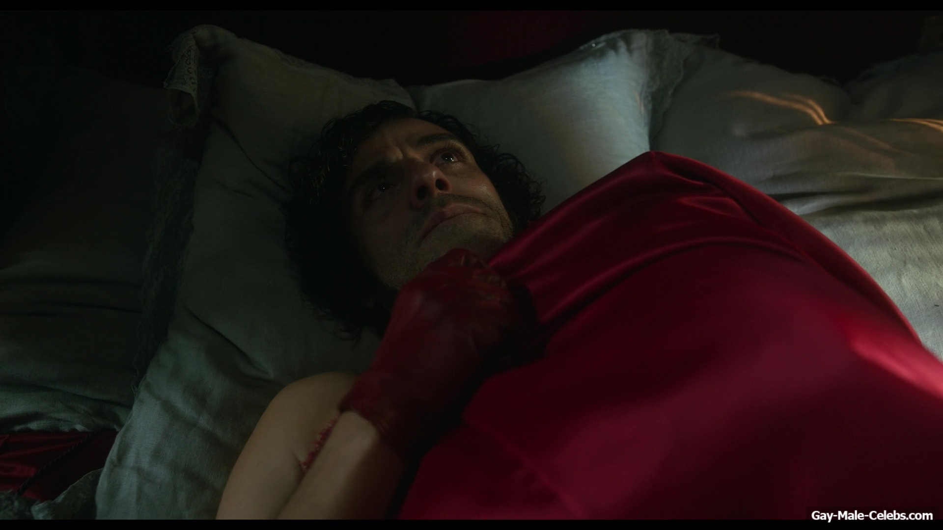 Oscar Isaac nude in Frankenstein