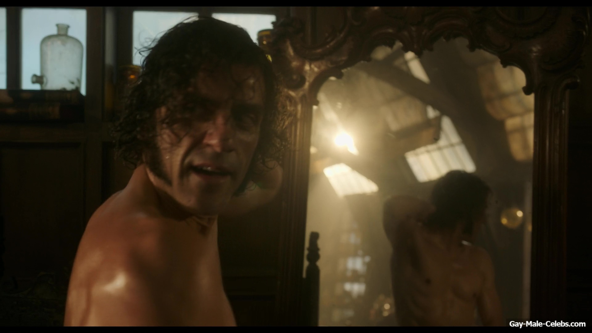 Oscar Isaac nude in Frankenstein
