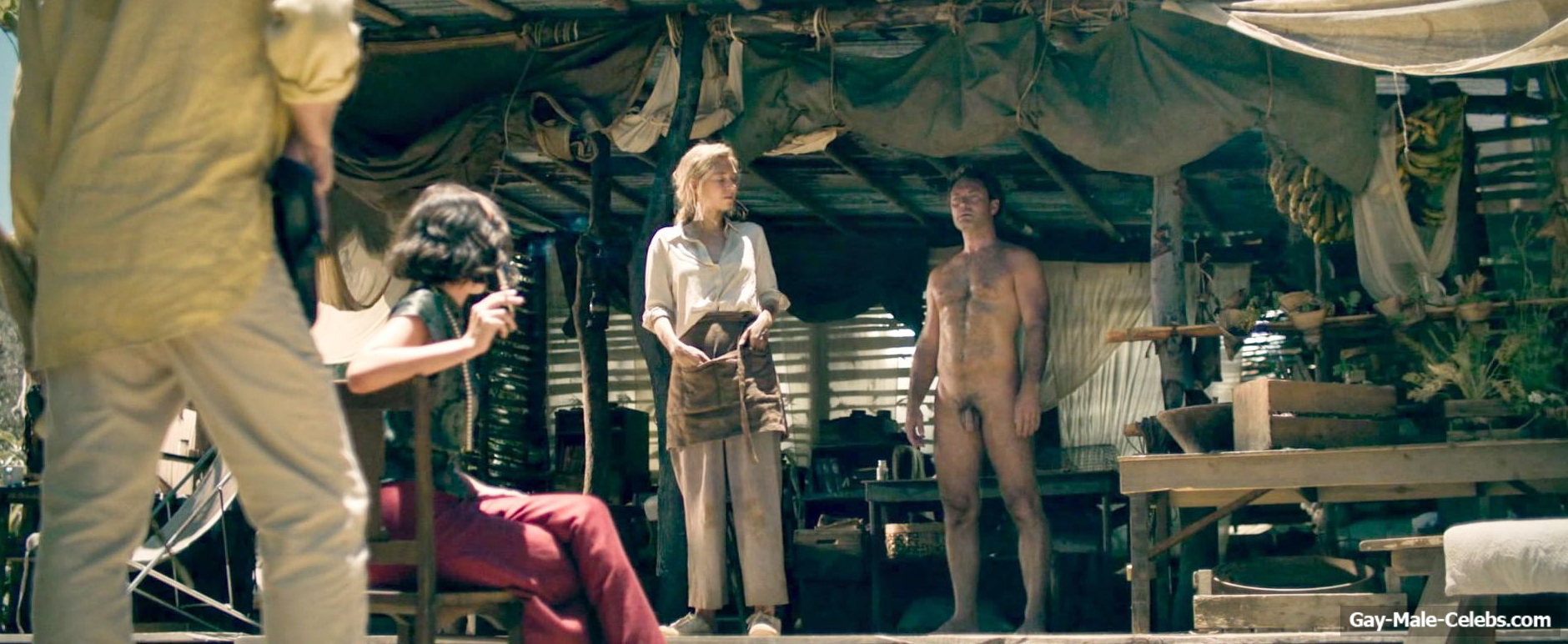 Jude Law nude in Eden