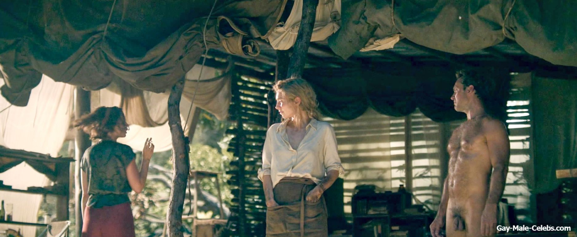 Jude Law nude in Eden