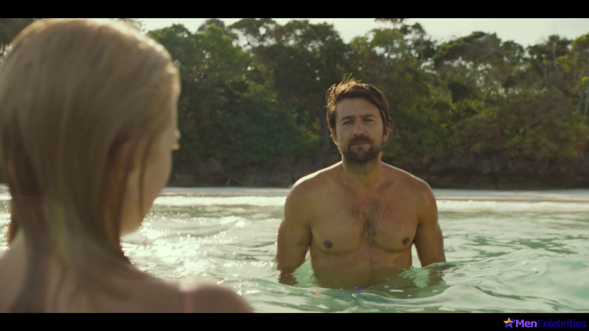 Brandon Sklenar naked torso