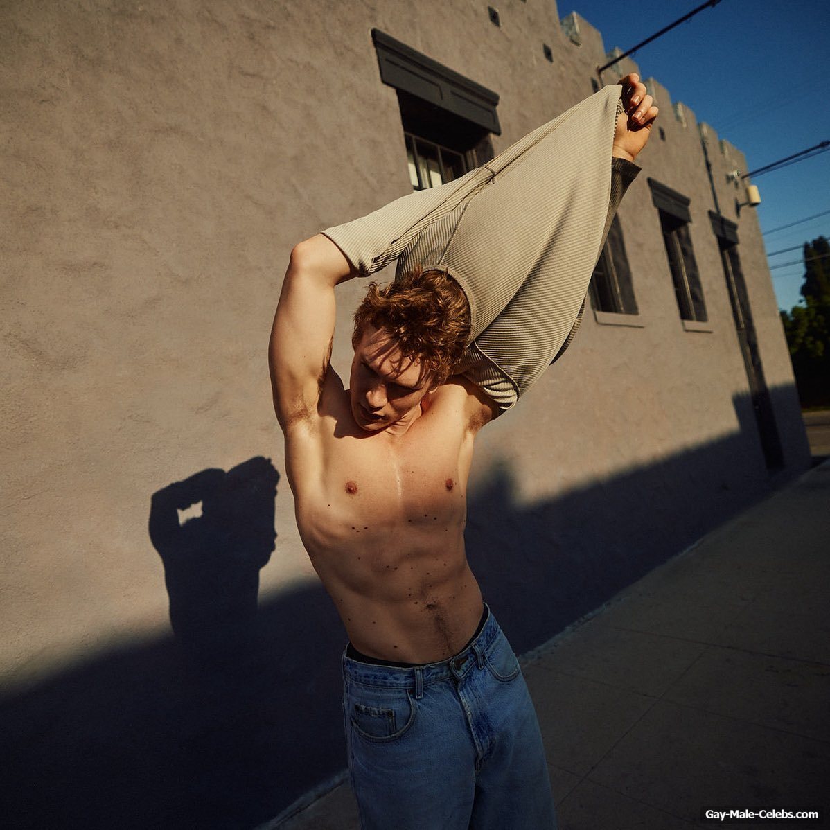 Connor Storrie naked torso