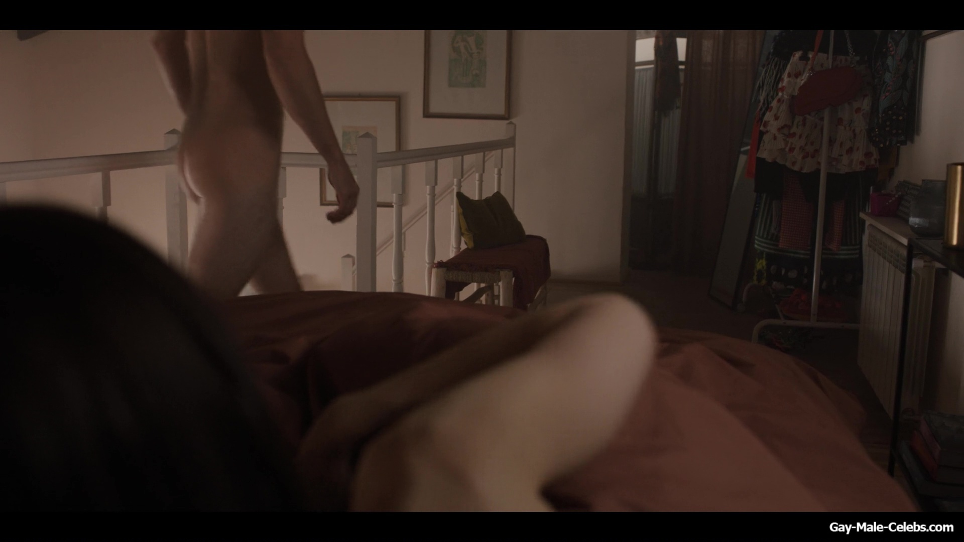 Eugenio Franceschini nude in Emily in Paris