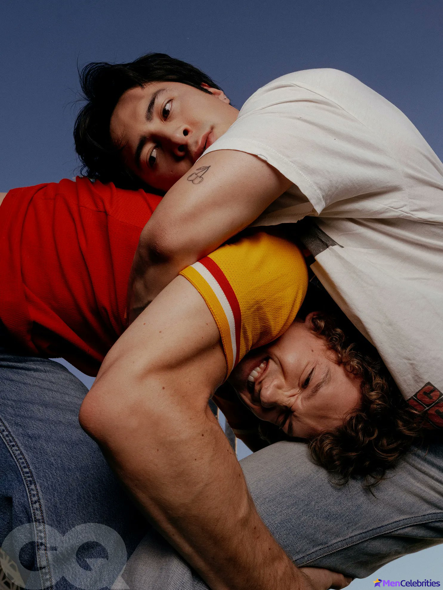 Connor Storrie and Hudson Williams shirtless in GQ