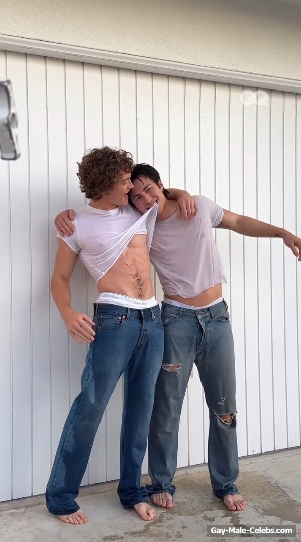 Hudson Williams and Connor Storrie naked for GQ