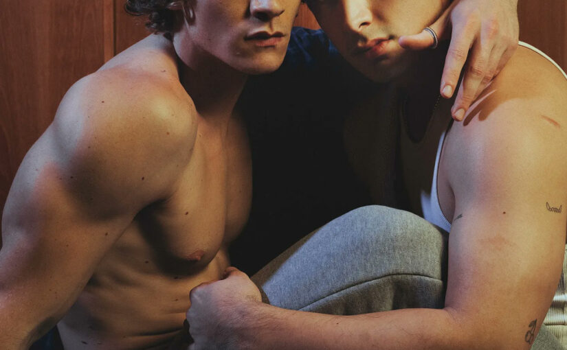 Hudson Williams & Connor Storrie Shirtless & Bulge for GQ