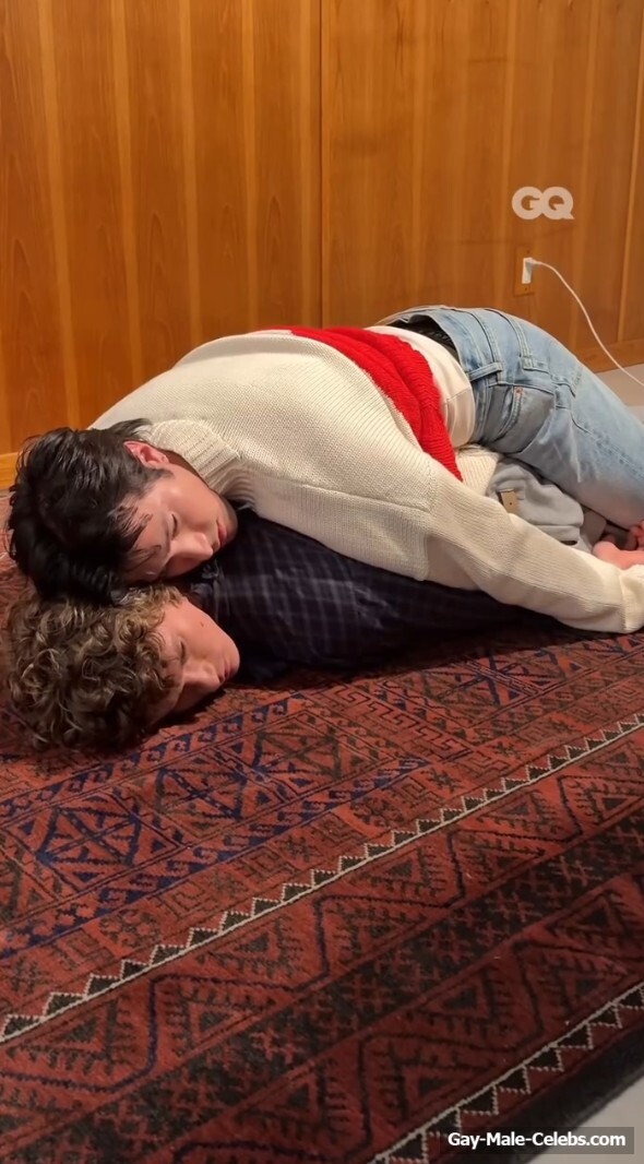 Hudson Williams and Connor Storrie nude for GQ