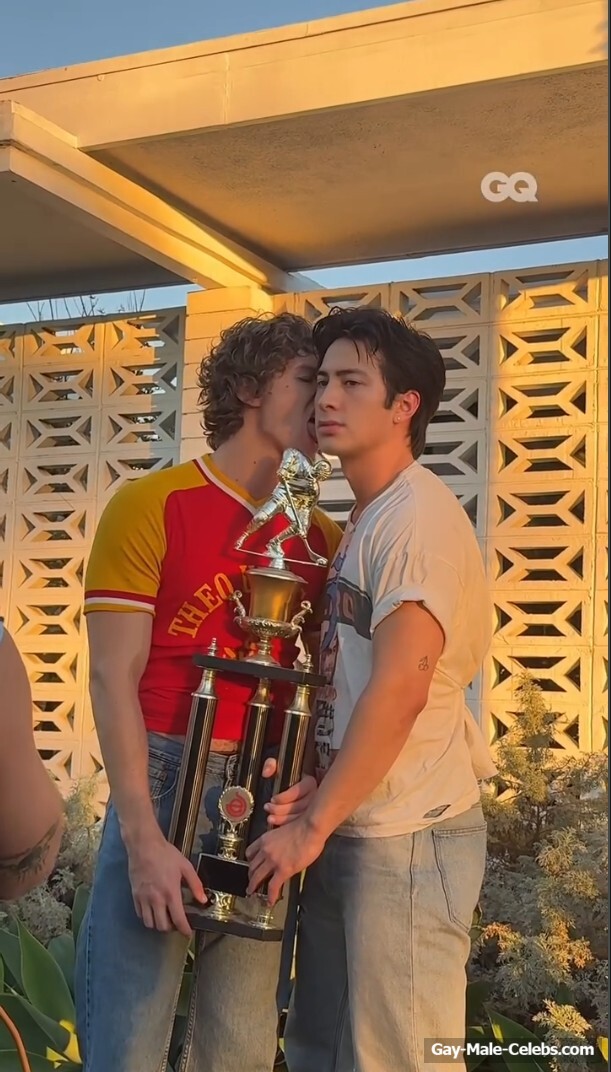 Hudson Williams and Connor Storrie nude for GQ