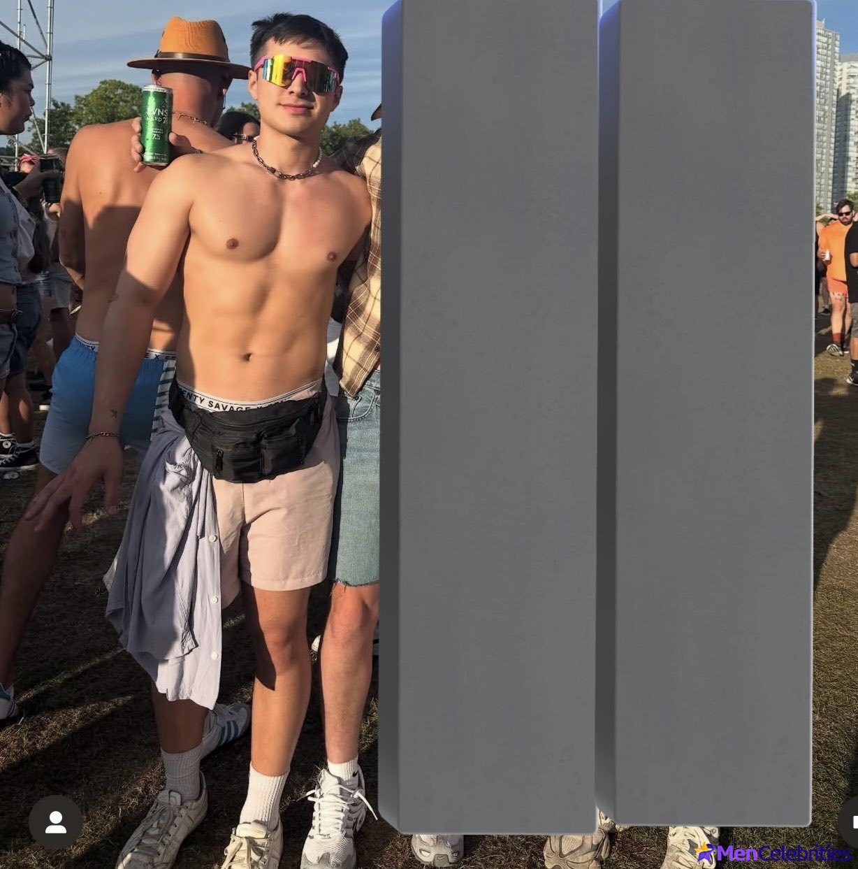 Hudson Williams shirtless