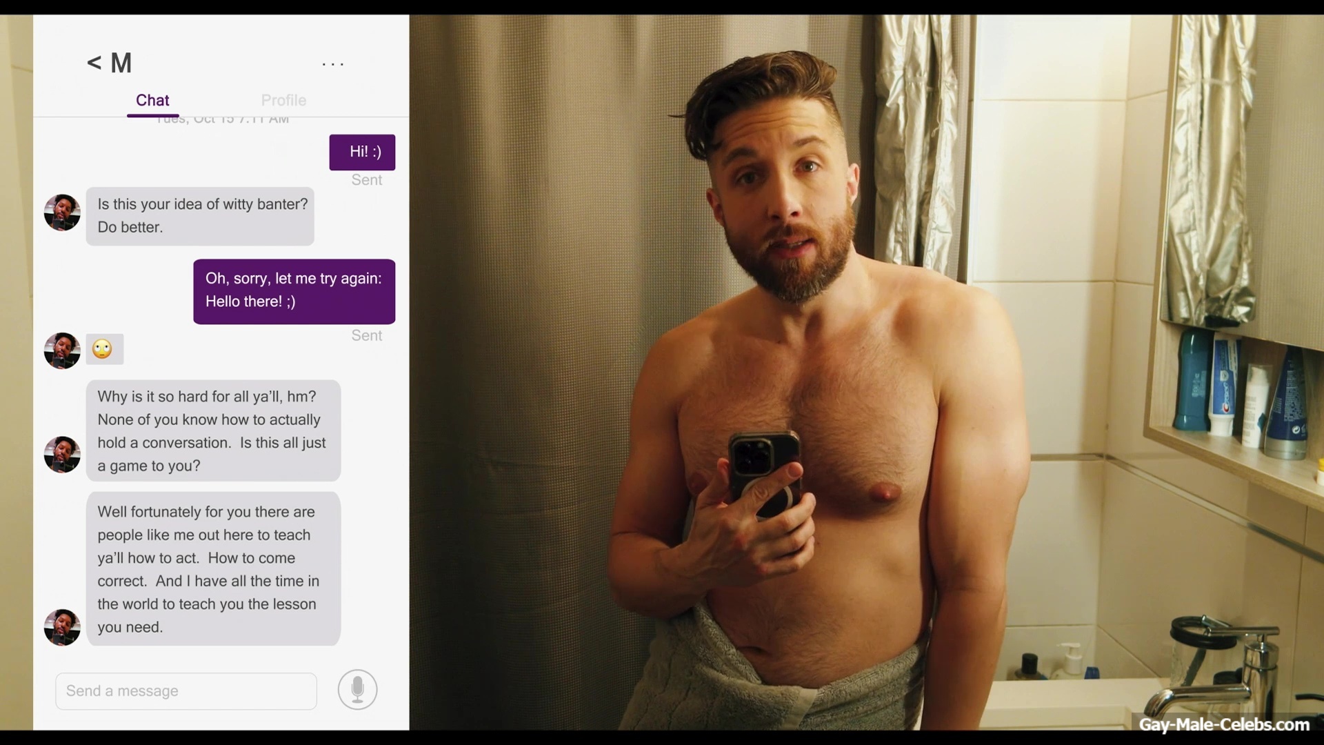 Jack Tracy nude scenes