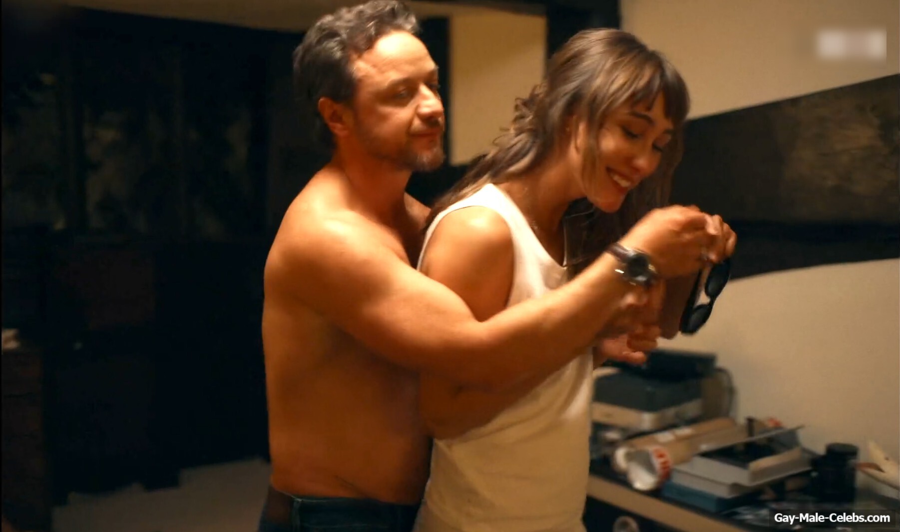 James McAvoy jerk off in Pose