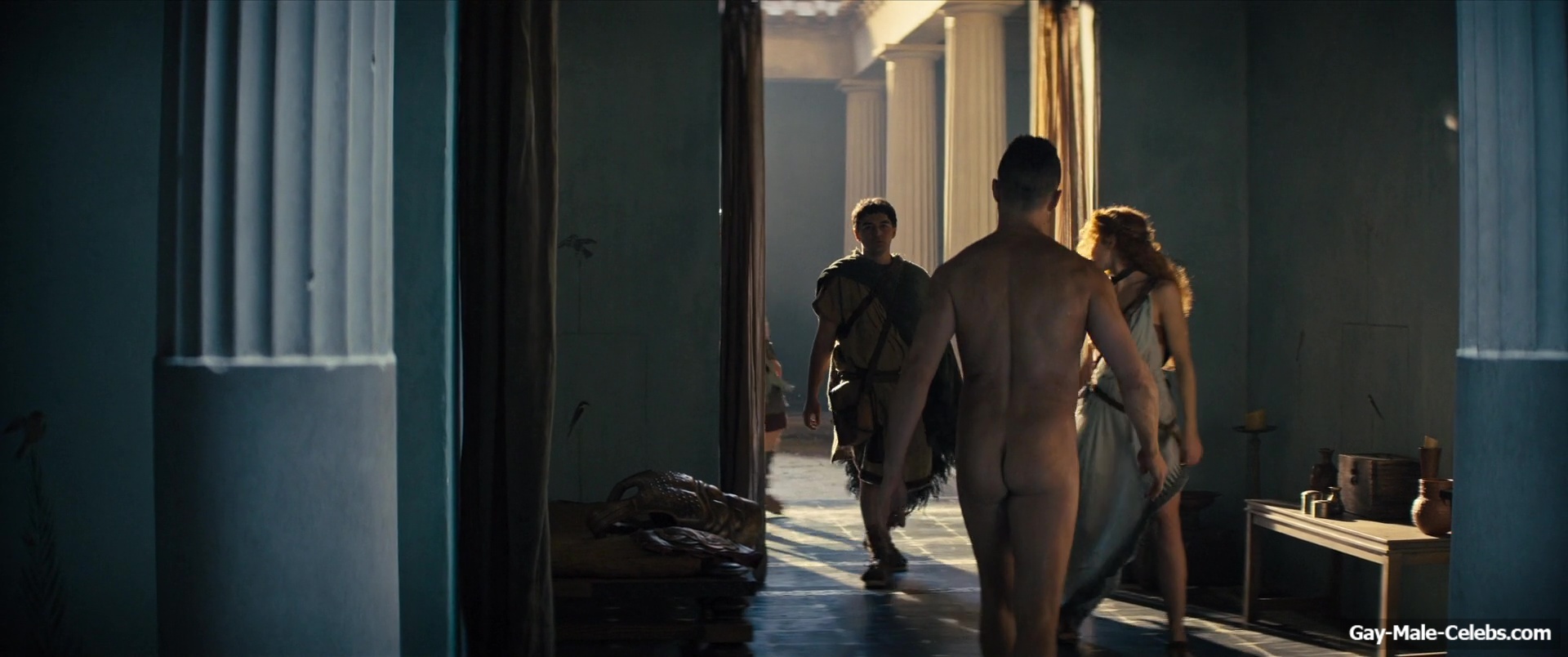 Nick E Tarabay naked in Spartacus House Of Ashur
