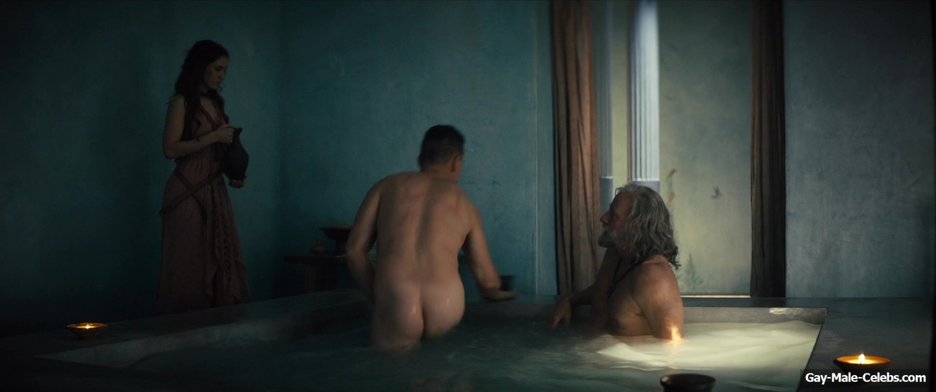 Nick E Tarabay naked in Spartacus House Of Ashur