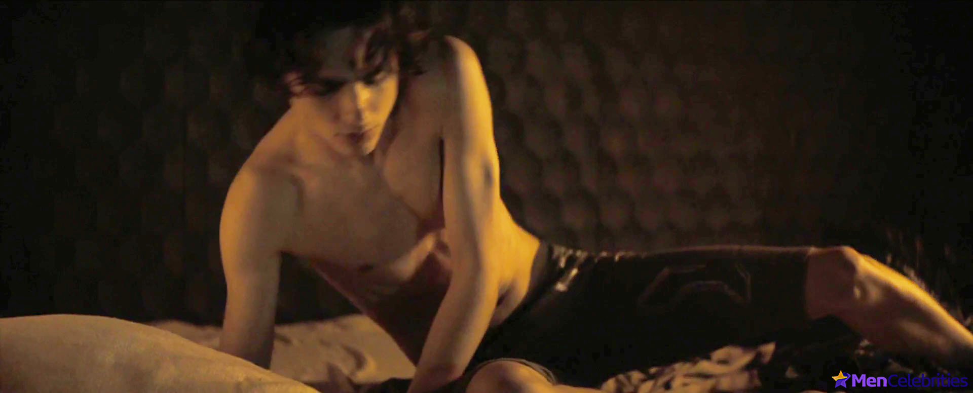 Timothee Chalamet shirtless