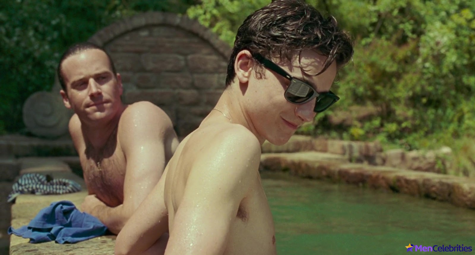 Timothee Chalamet shirtless movie scenes