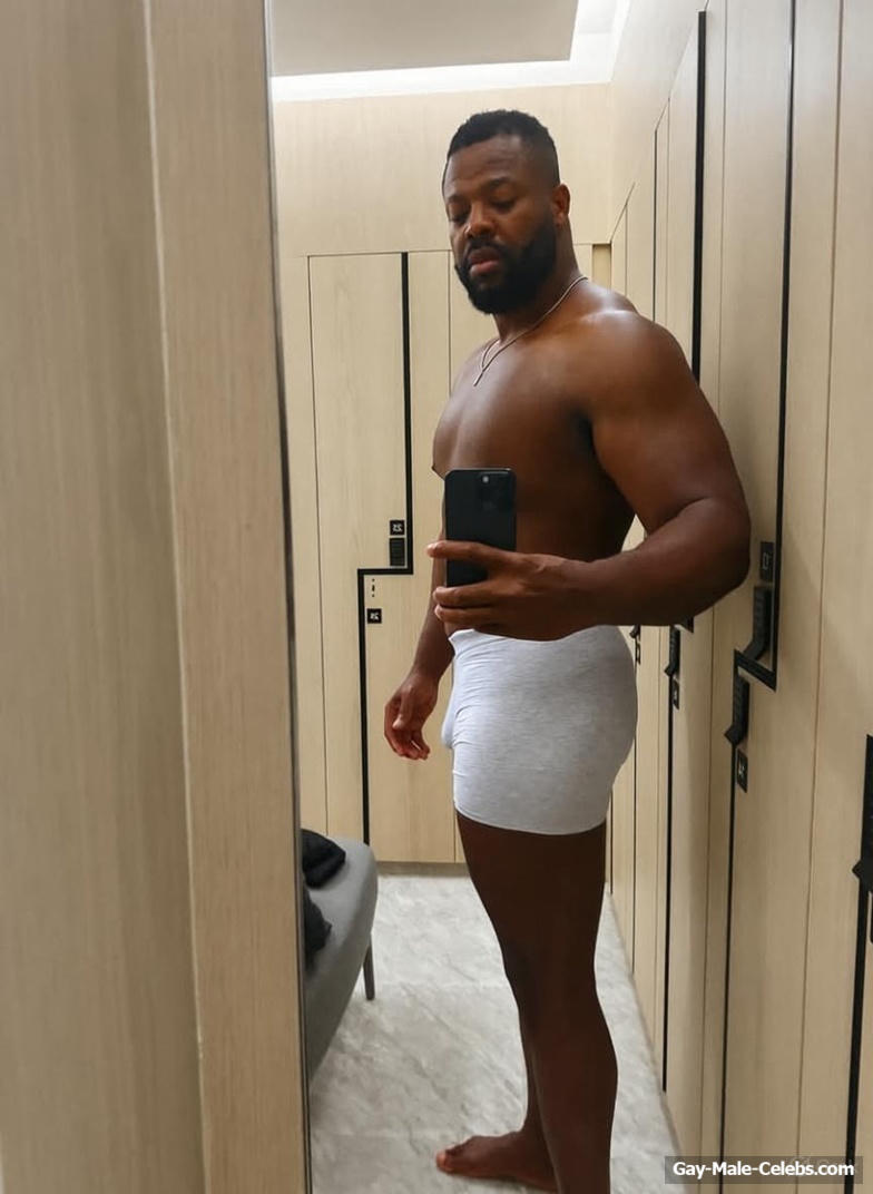 Winston Duke shirtless