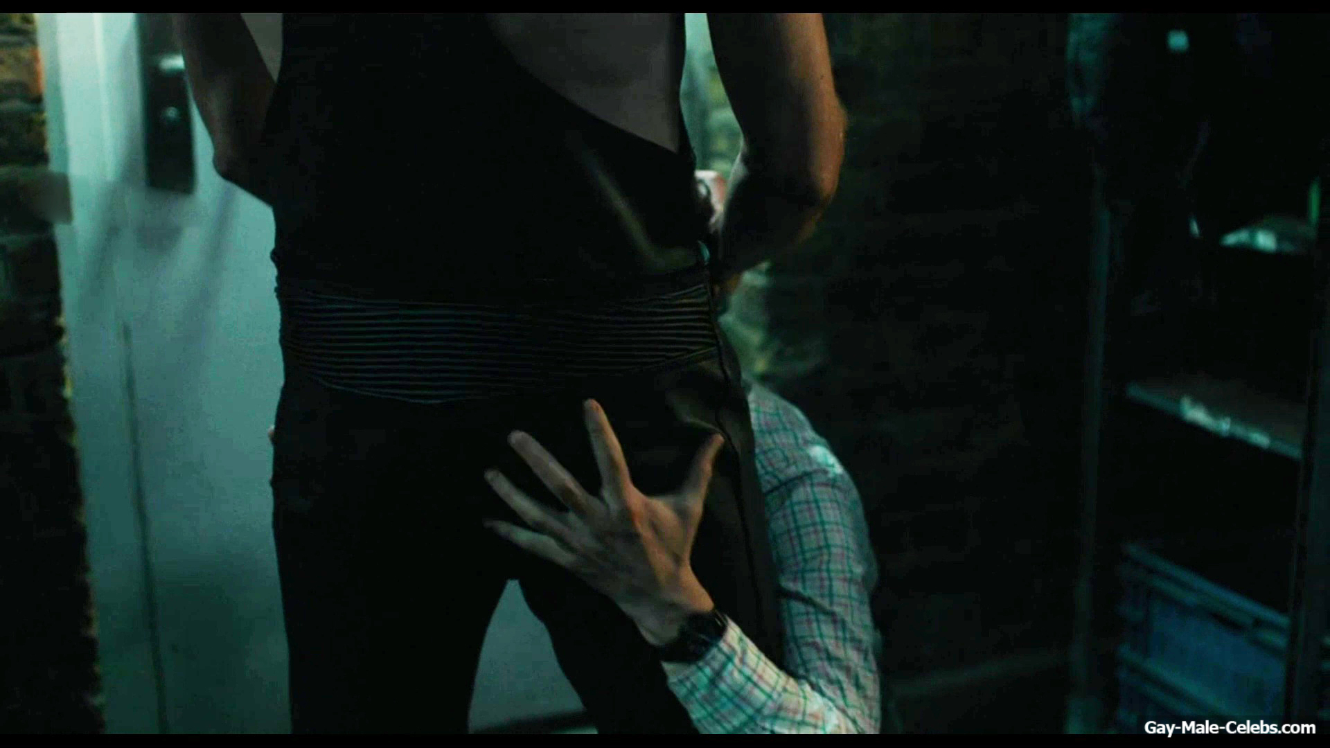 Alexander Skarsgard and Harry Melling Blowjob Scene in Pillion