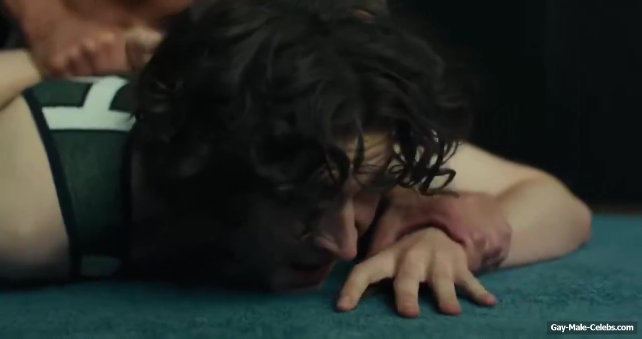 Alexander Skarsgard and Harry Melling gay sex in Pillion