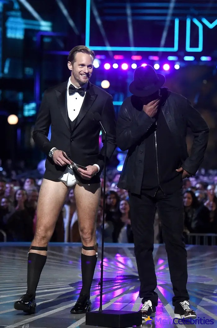 Alexander Skarsgard underwear oops