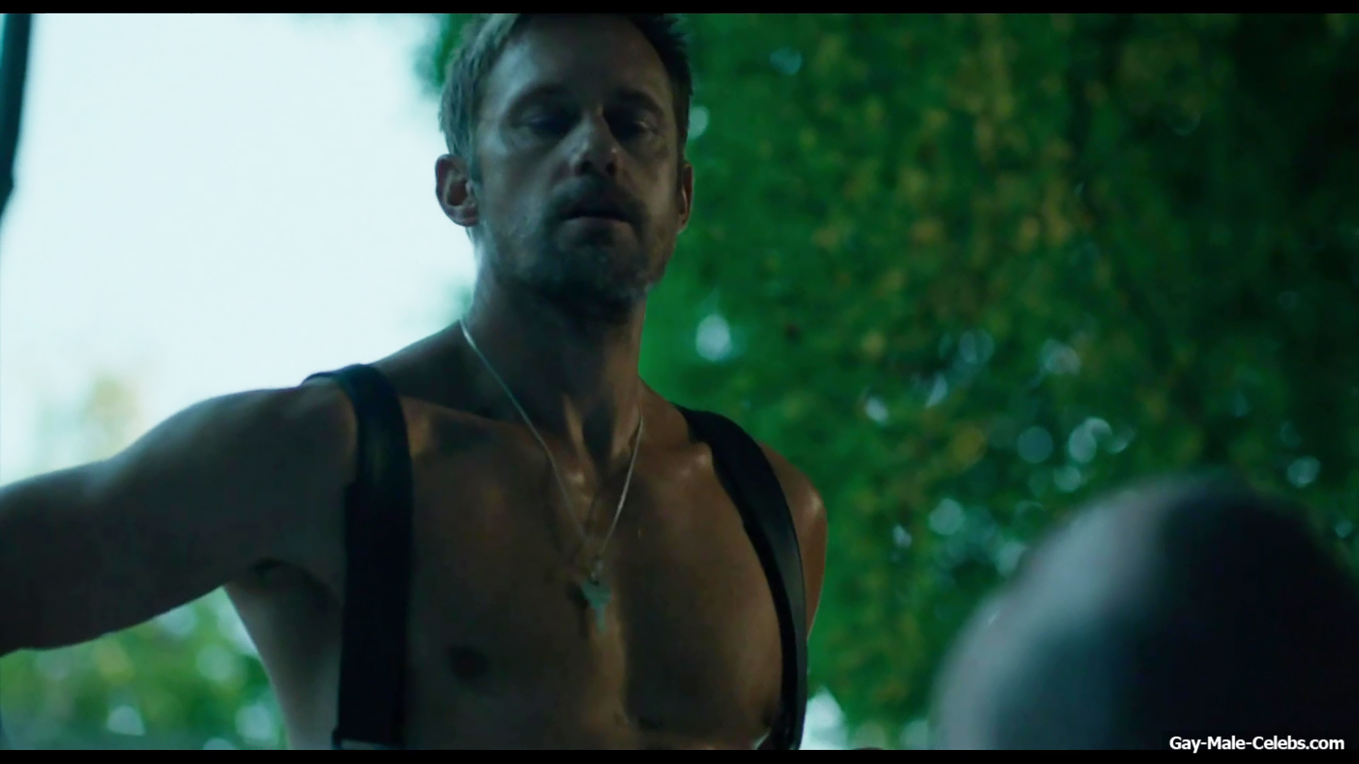 Alexander Skarsgrd and Harry Melling Nude And Rough Gay Sex in Pillion