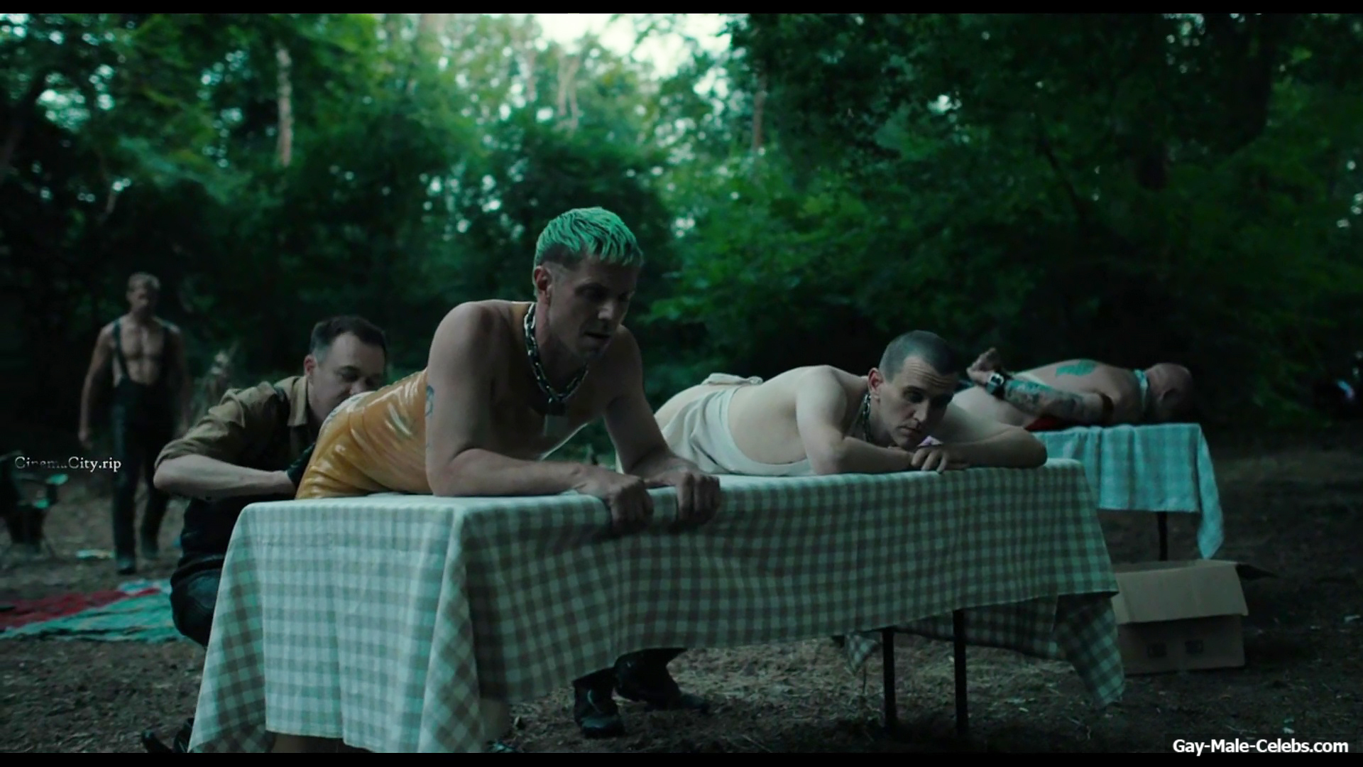 Alexander Skarsgrd and Harry Melling Nude And Rough Gay Sex in Pillion