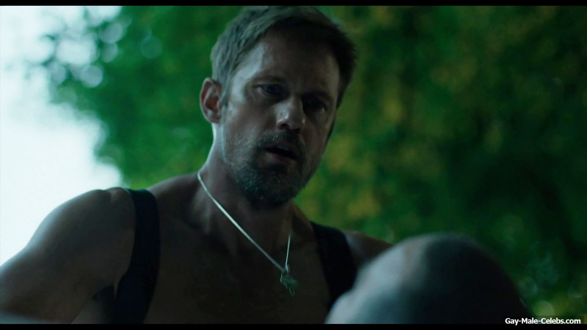 Alexander Skarsgrd and Harry Melling Nude And Rough Gay Sex in Pillion