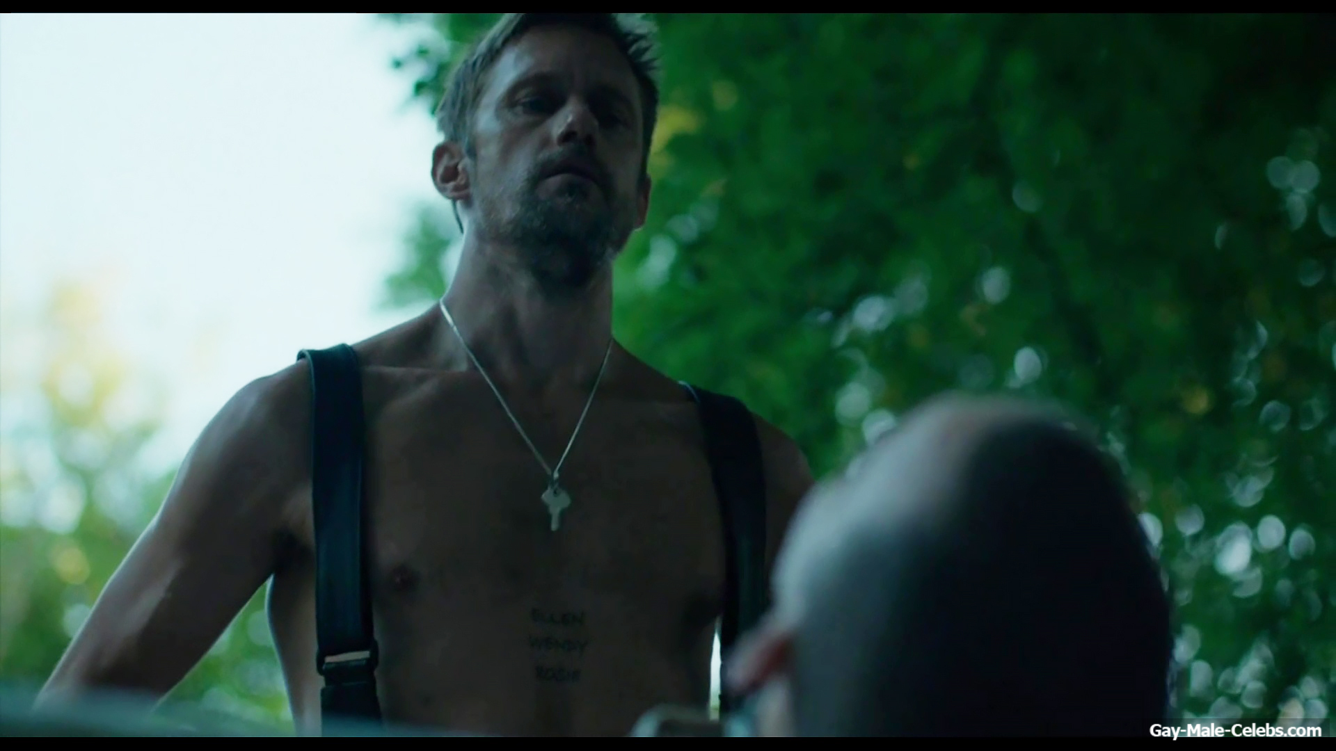 Alexander Skarsgrd and Harry Melling Nude And Rough Gay Sex in Pillion