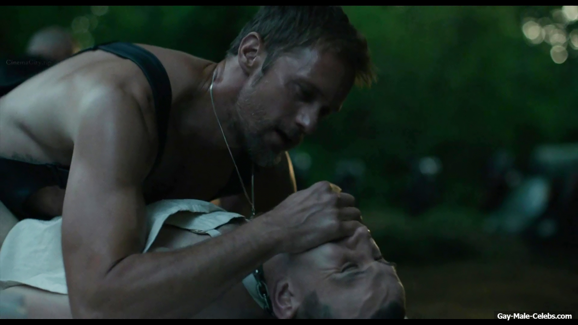 Alexander Skarsgrd and Harry Melling Nude And Rough Gay Sex in Pillion