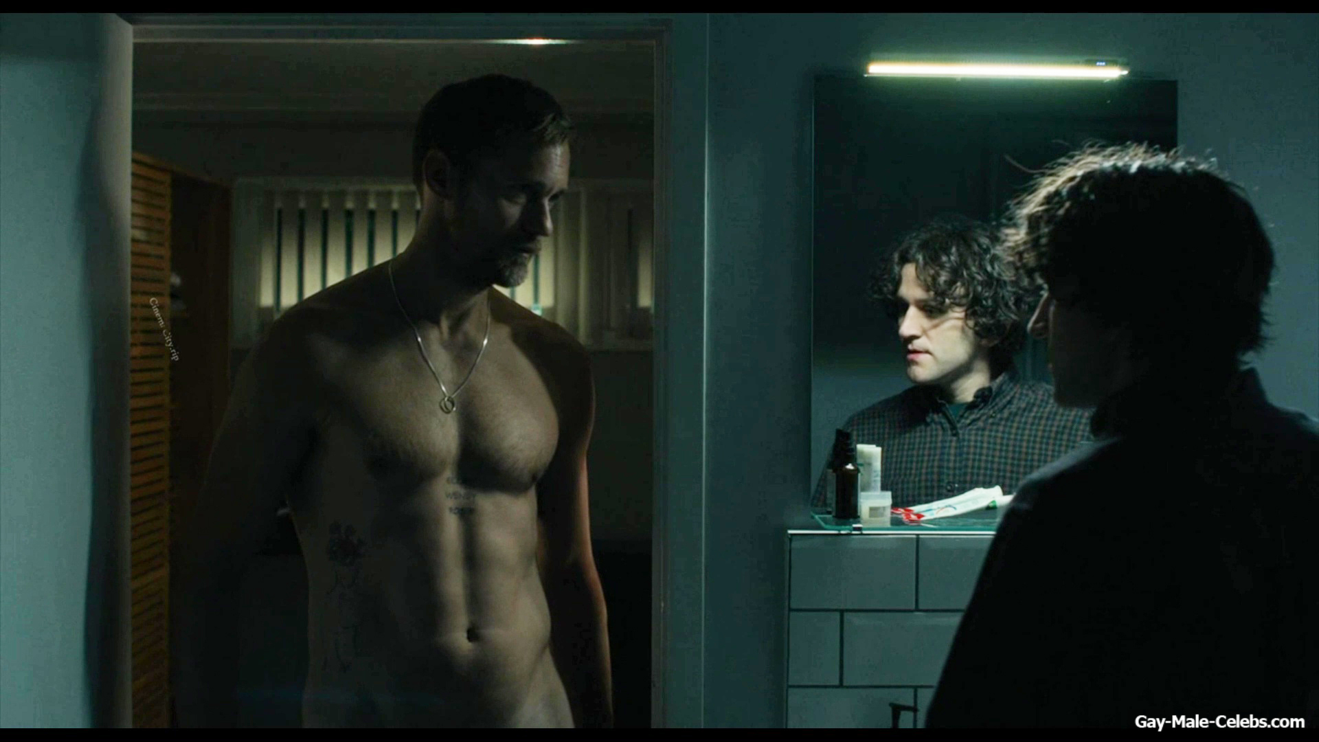 Alexander Skarsgrd Nude  Underwear Scenes in Pillion