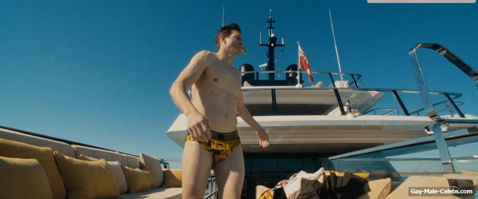 Ashton Kutcher Shirtless Bulge in The Beauty