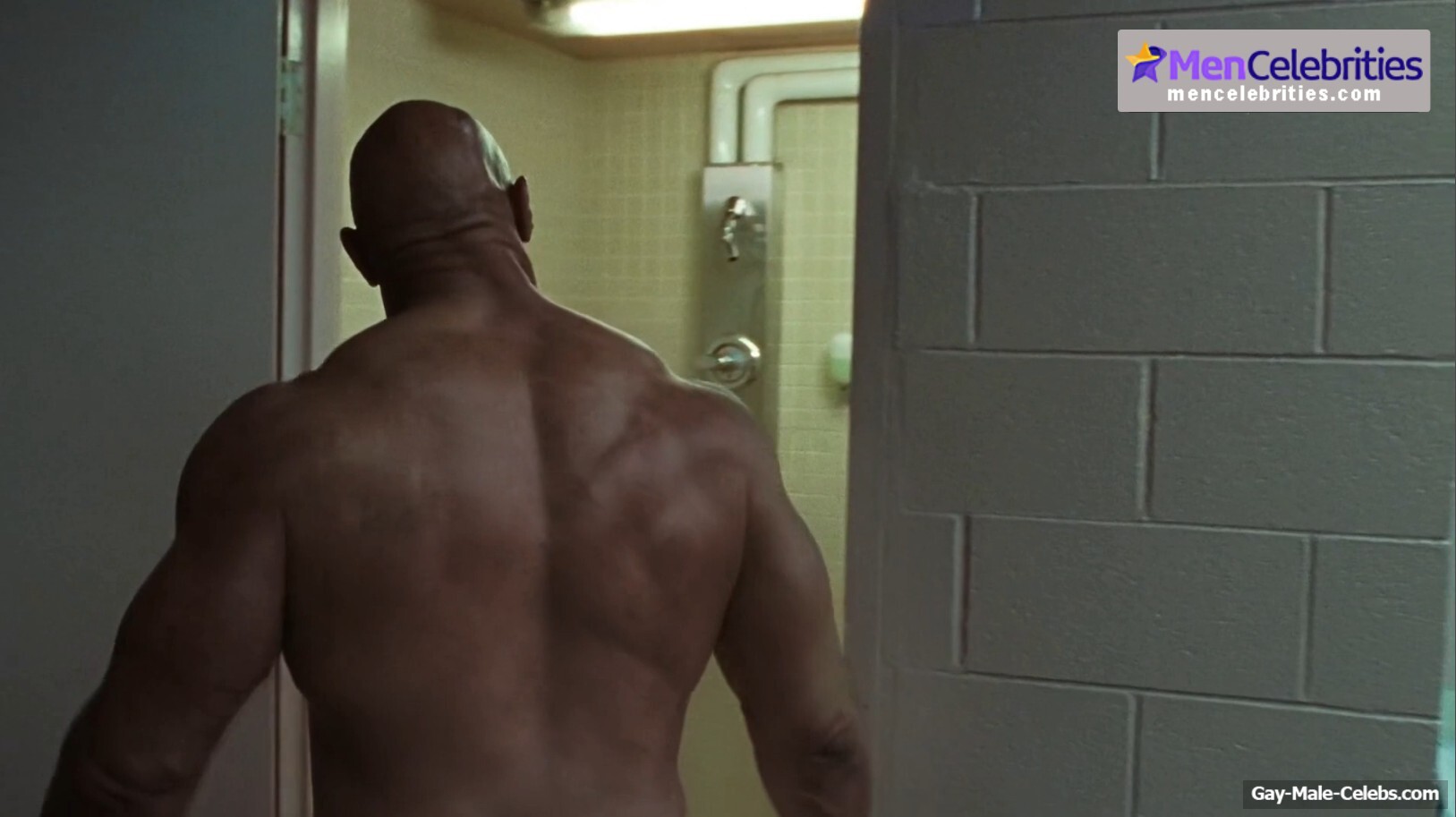 Dwayne Johnson shirtles in The Smashing Machine