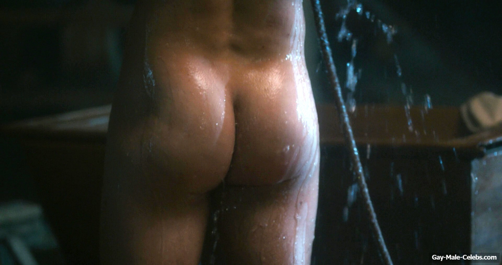 Edward Bluemel nude ass