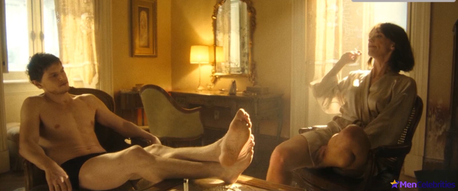 Evan Peters nude in The Beauty