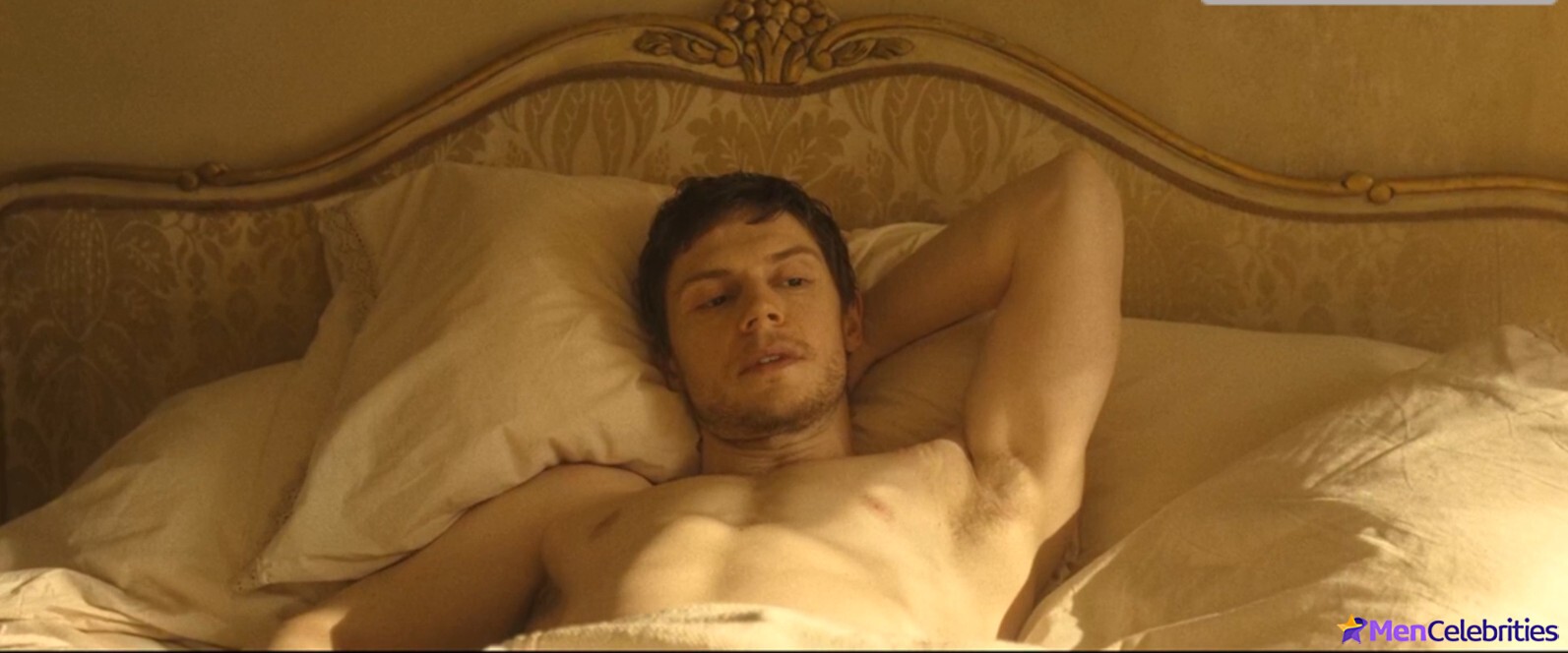 Evan Peters nude in The Beauty