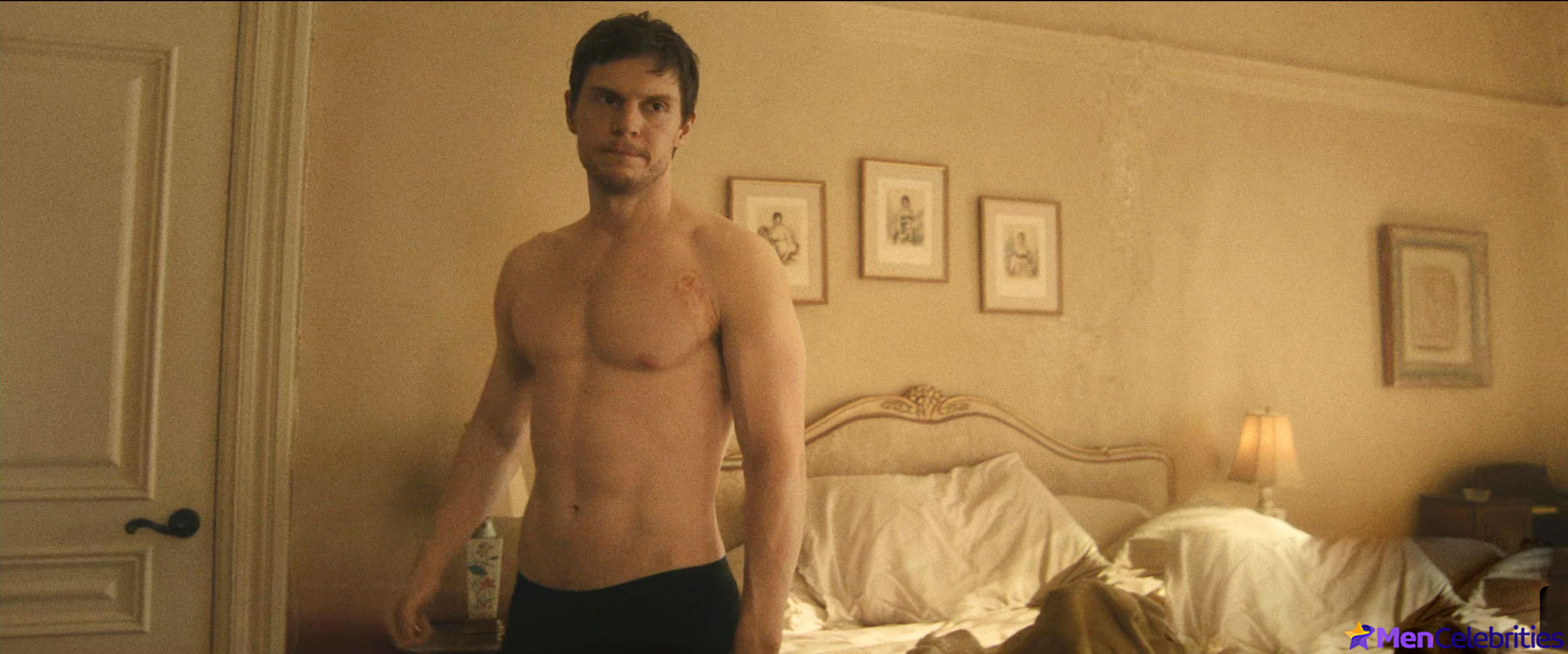 Evan Peters nude in The Beauty