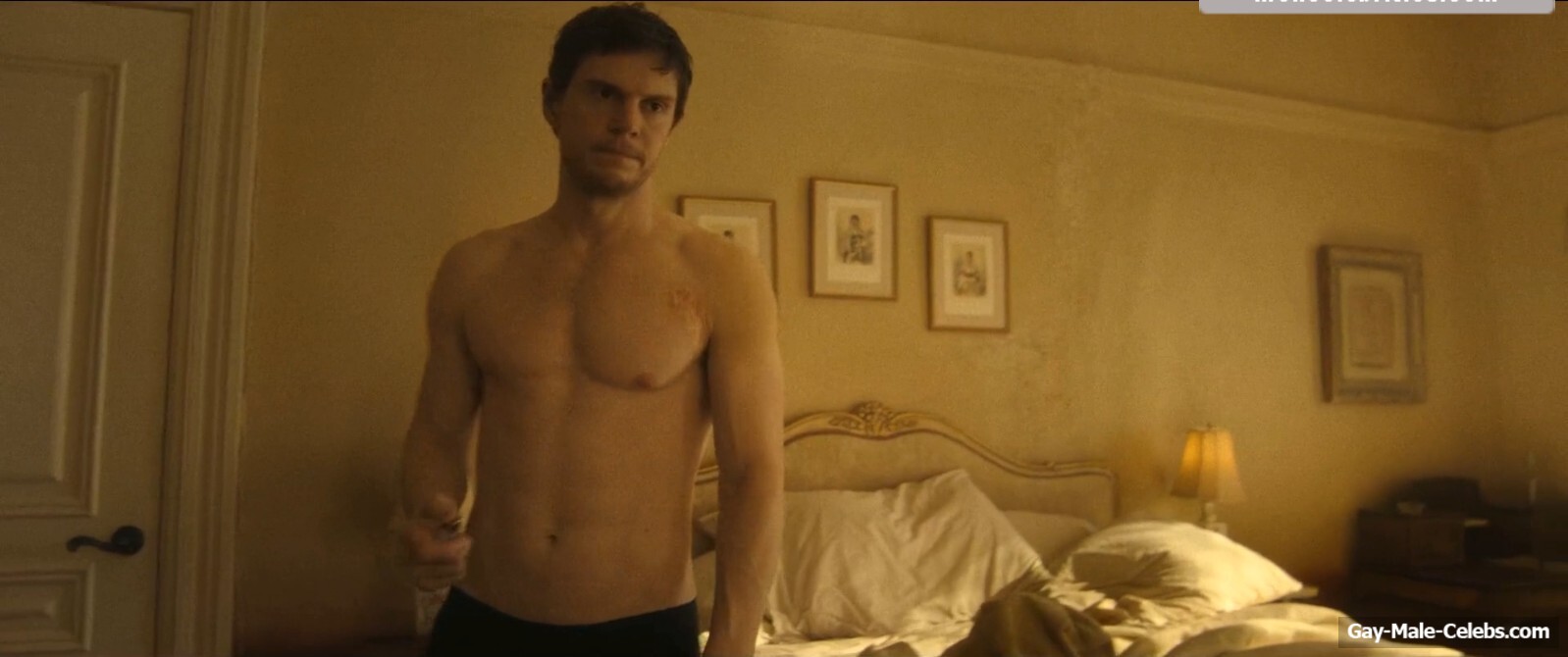 Evan Peters nude in The Beauty