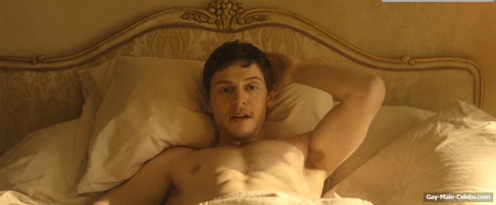 Evan Peters nude in The Beauty