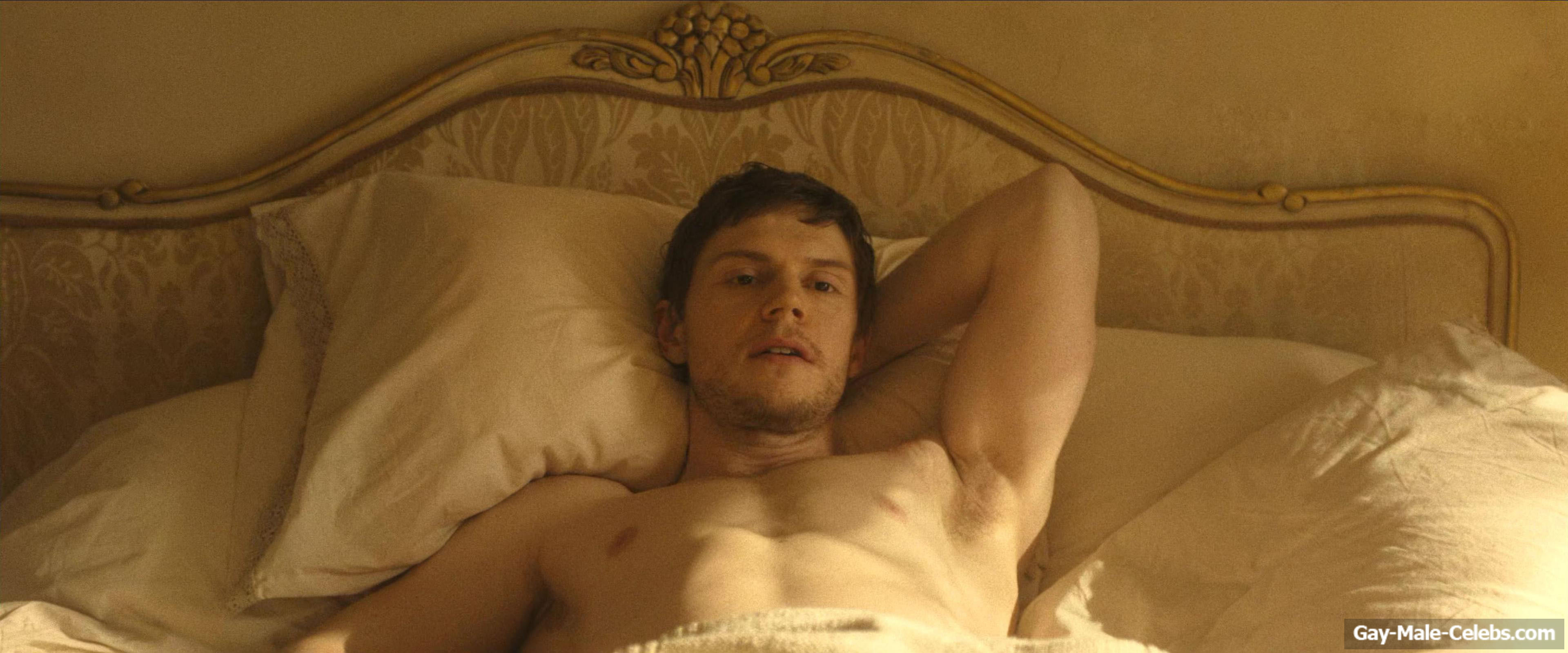 Evan Peters nude in The Beauty