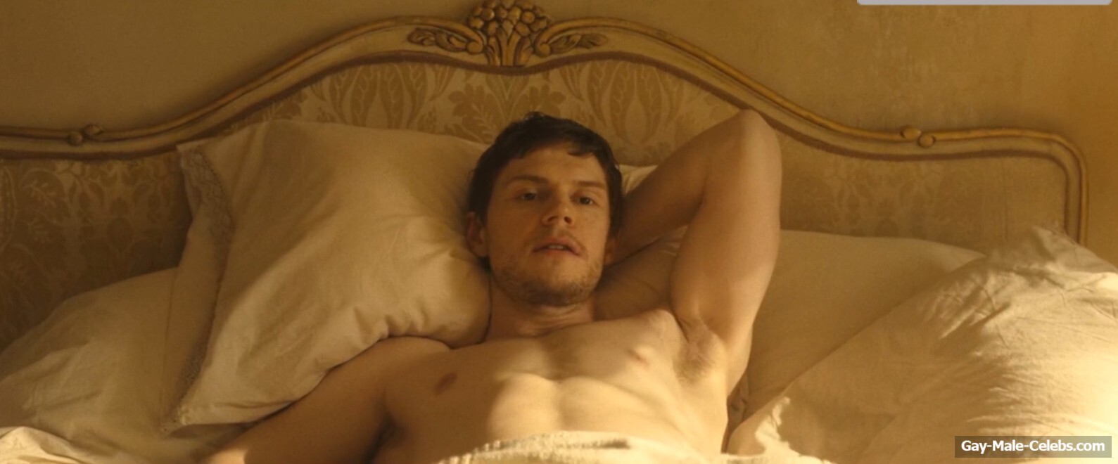 Evan Peters nude in The Beauty