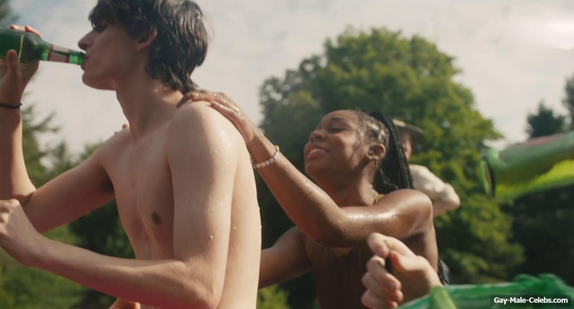 Finn Wolfhard nude in Hell Of A Summer