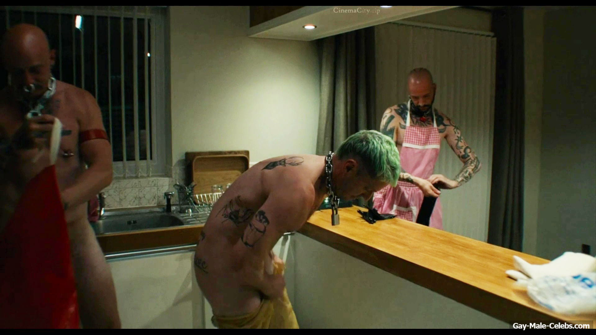 Jake Shears nude in Pillion