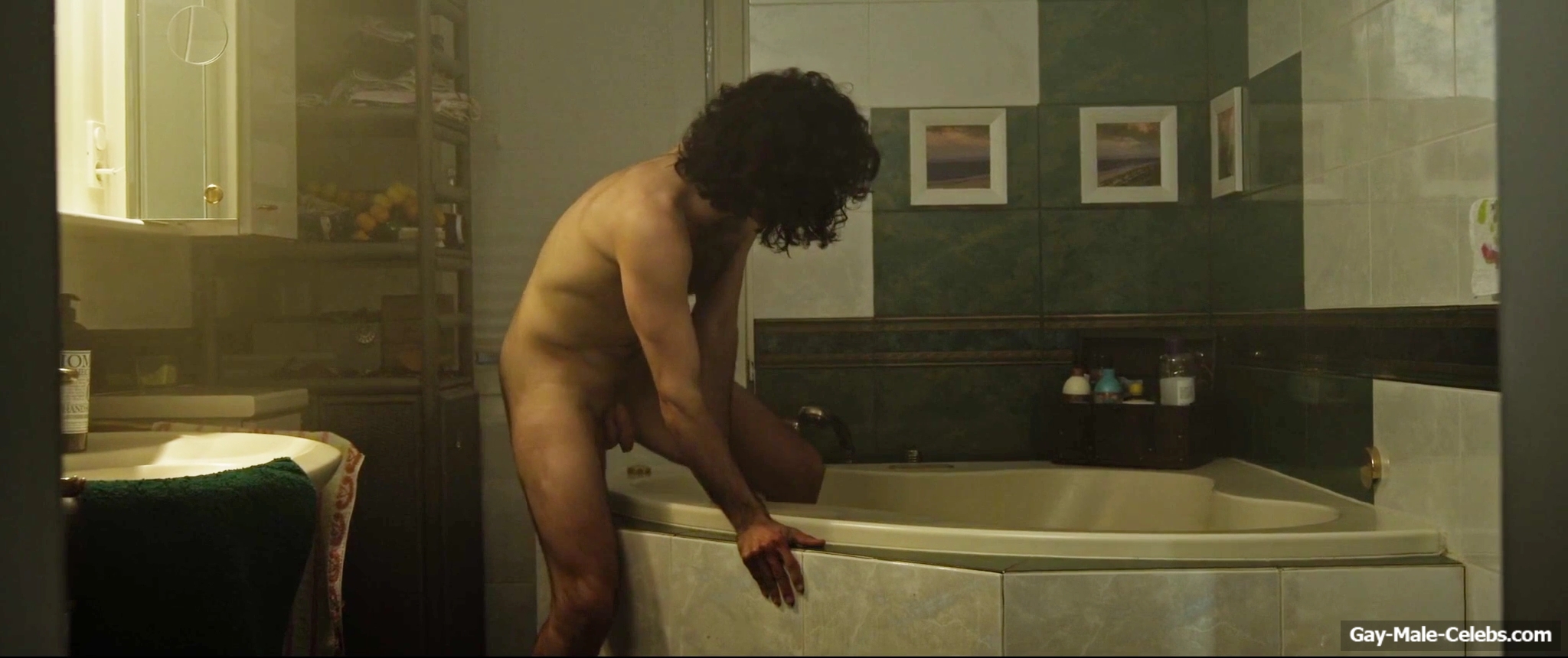 Nicolas Sidiropulos frontal nude in Goodnight Killer