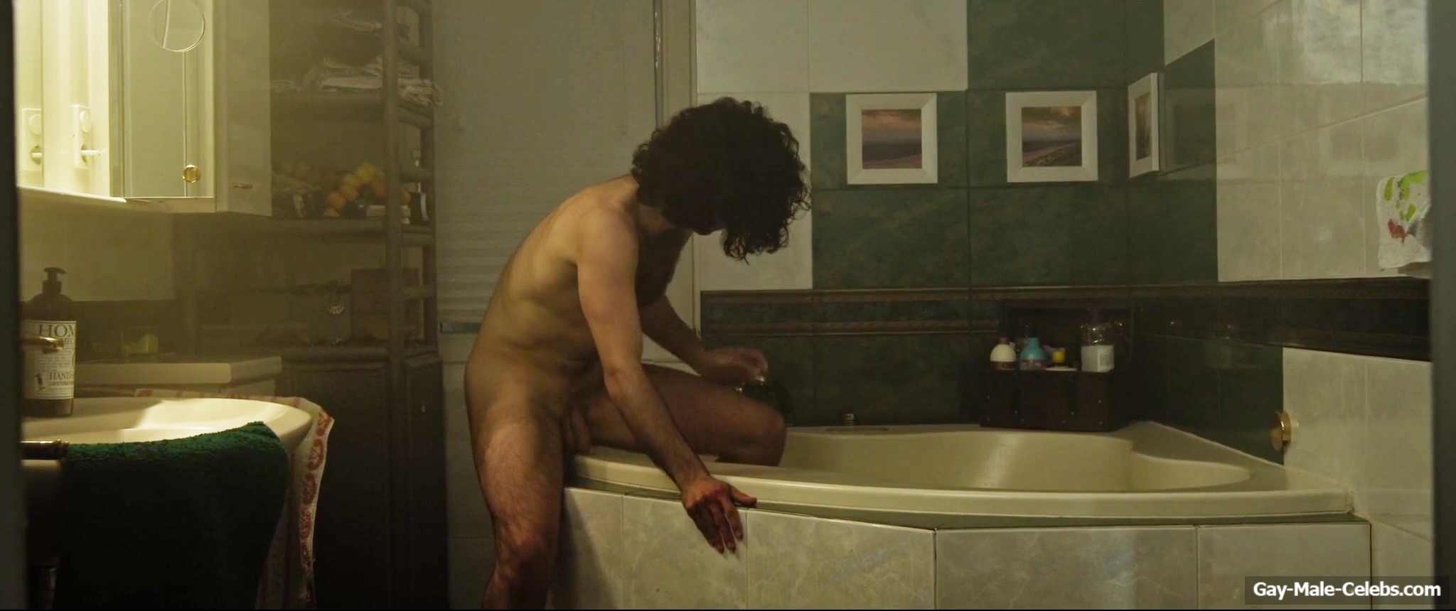 Nicolas Sidiropulos frontal nude in Goodnight Killer